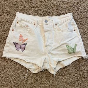 501 Levi’s denim shorts